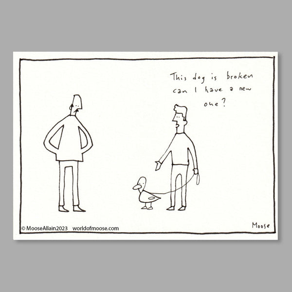 Broken Dog Cartoon