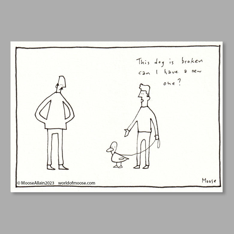 Broken Dog Cartoon