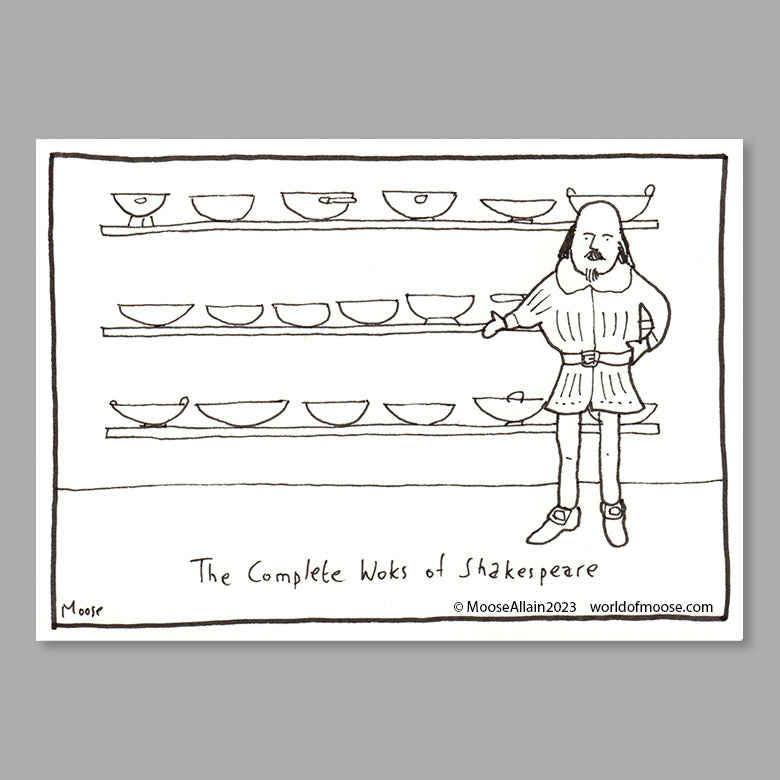 The Complete Woks of Shakespeare Cartoon