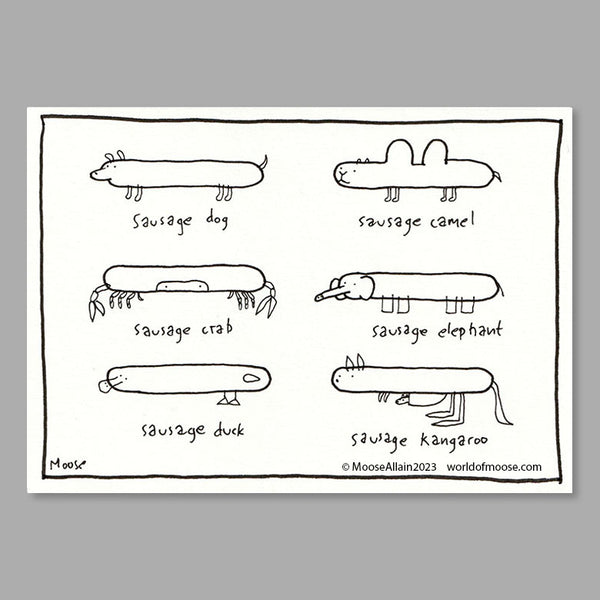 Sausage Animals cartoon