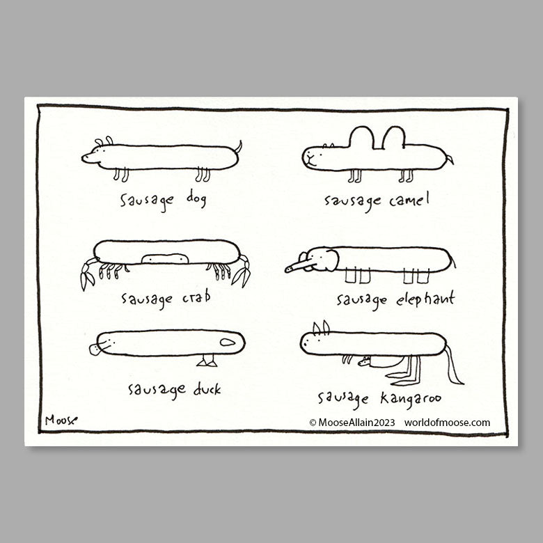 Sausage Animals cartoon