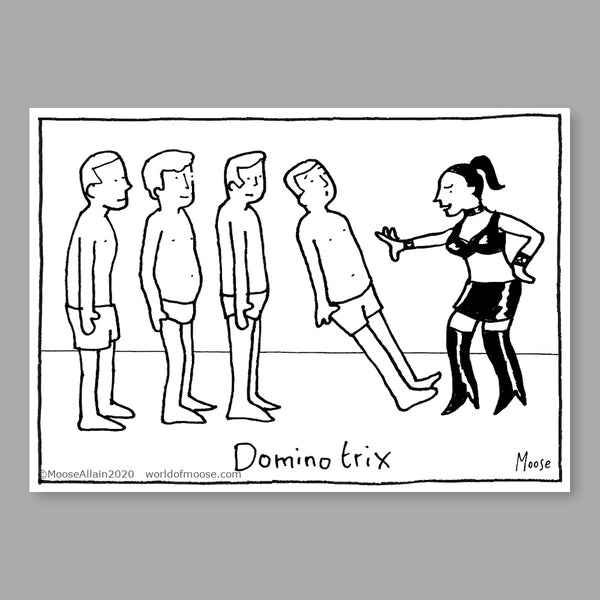 Dominotrix Cartoon