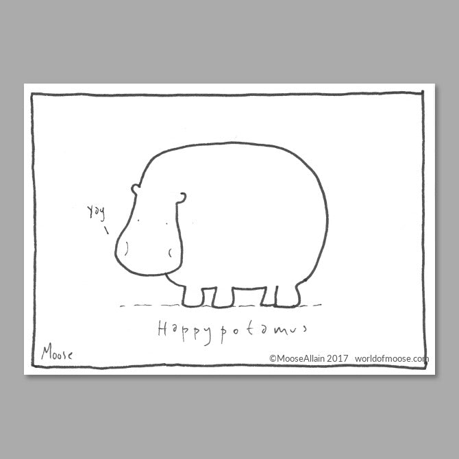 Happypotamus Cartoon