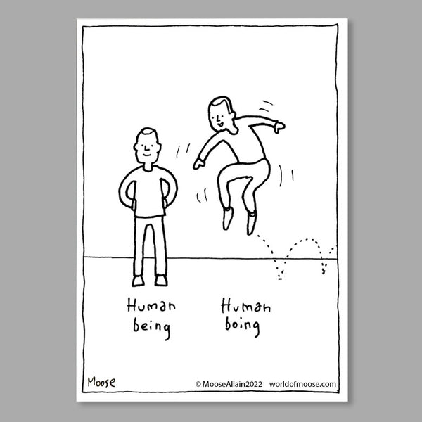 Human Boing Cartoon