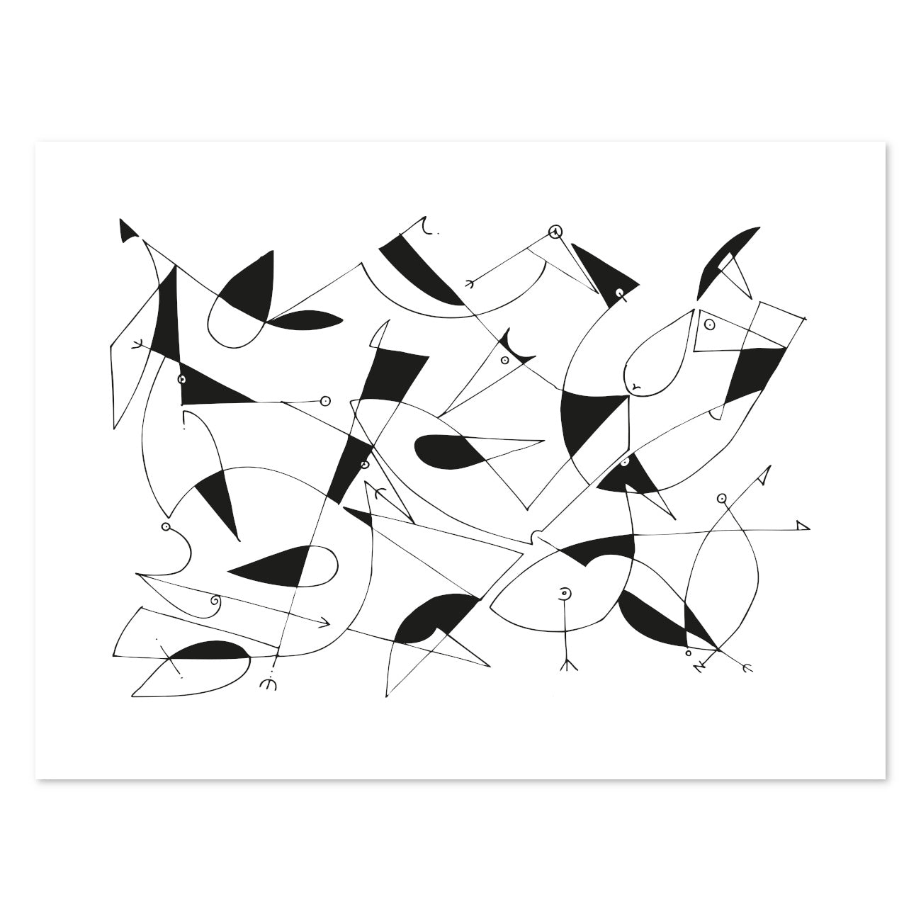 Magpies Print