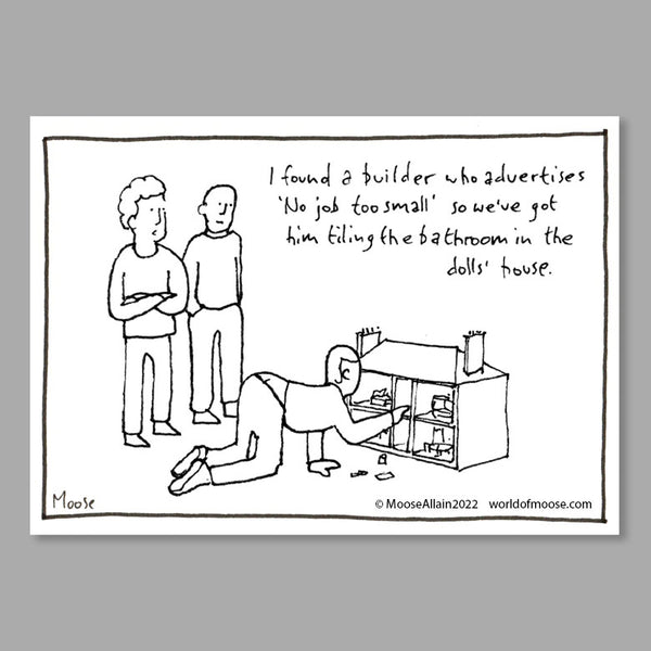 No Job Too Small Cartoon