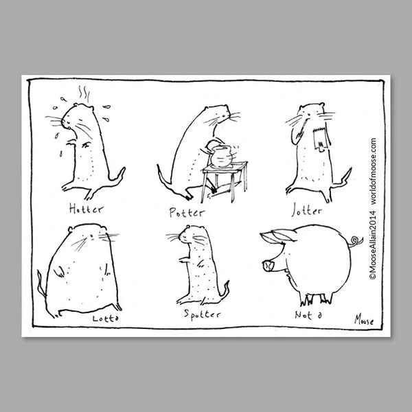 Otters Cartoon
