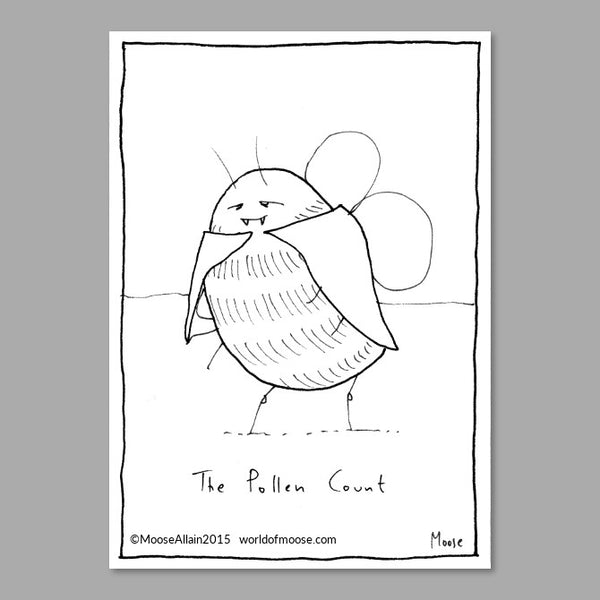 Pollen Count Cartoon