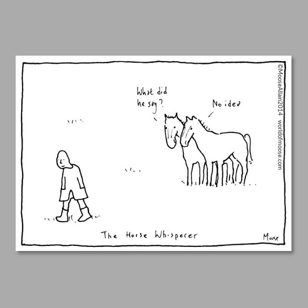 The Horse Whisperer Cartoon