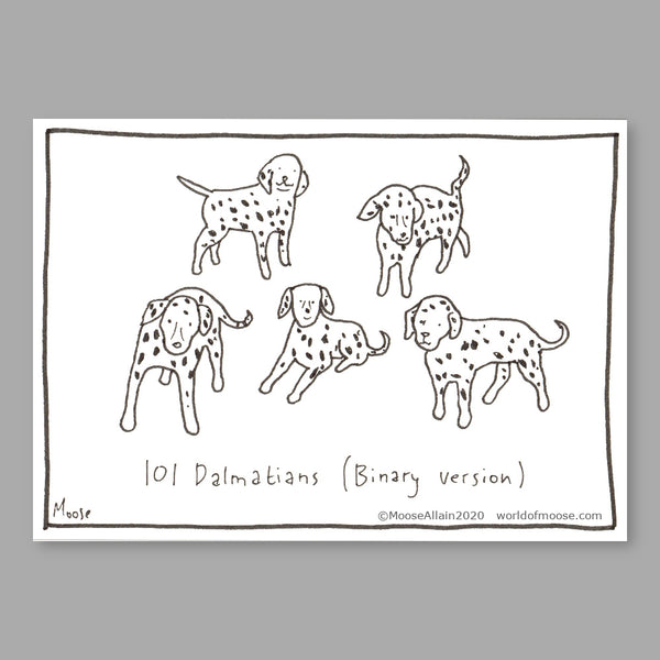 101 Dalmatians (Binary version) cartoon