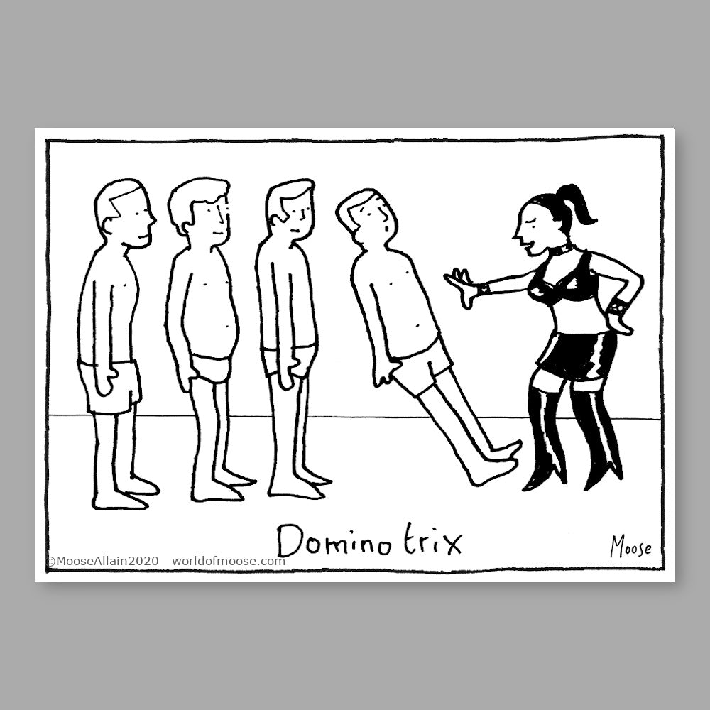 Dominotrix Cartoon