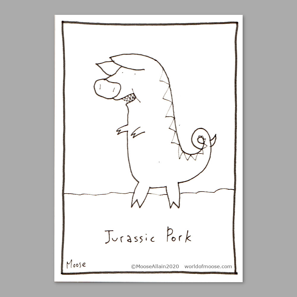 Jurassic Pork Cartoon