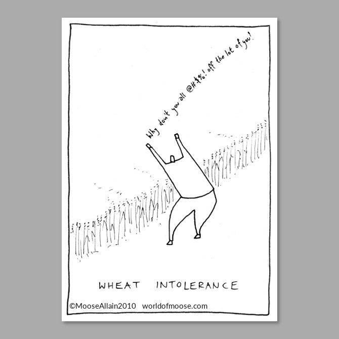 Wheat Intolerance Cartoon