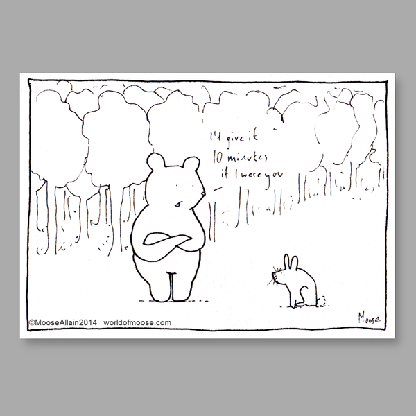 Bear In The Woods Cartoon