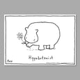 Hippobotanist Cartoon