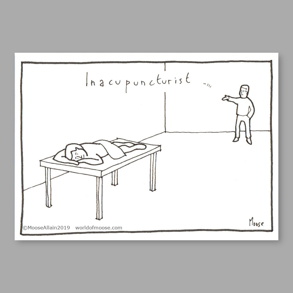 Inacupuncturist Cartoon