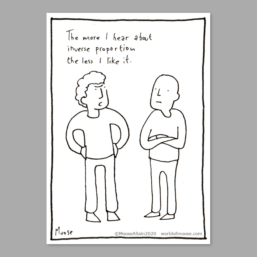 Inverse Proportion Cartoon