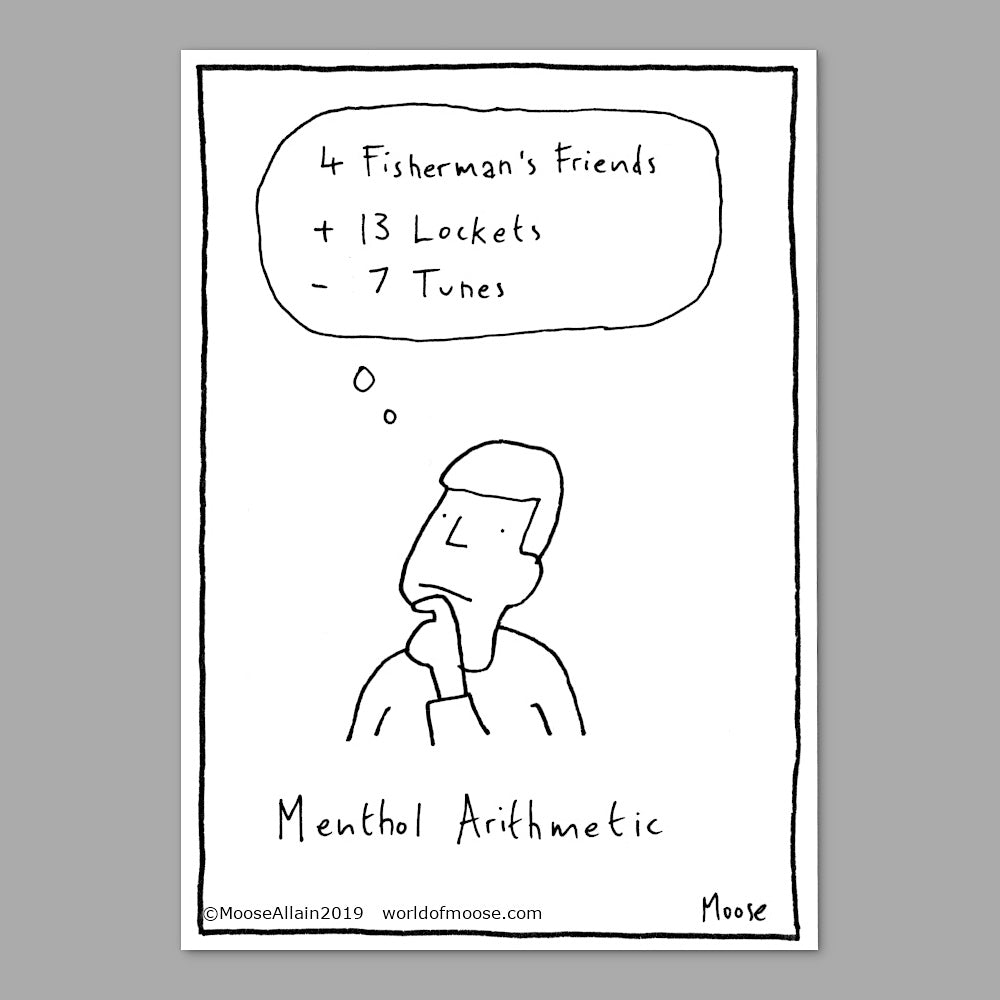 Menthol Arithmetic cartoon